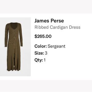 James Perse v neck Maxi dress